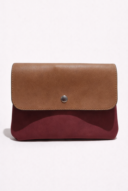 Gefjun envelope poch Burgundy