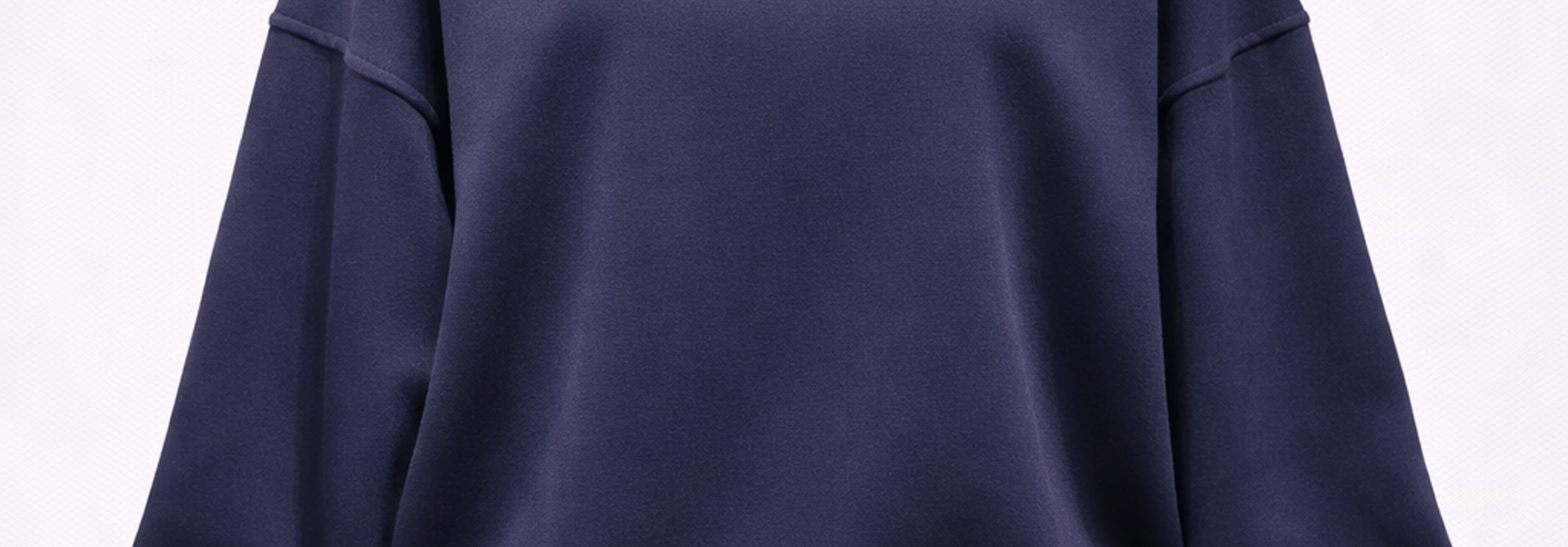 Kayne flock liner basic sweater Marine