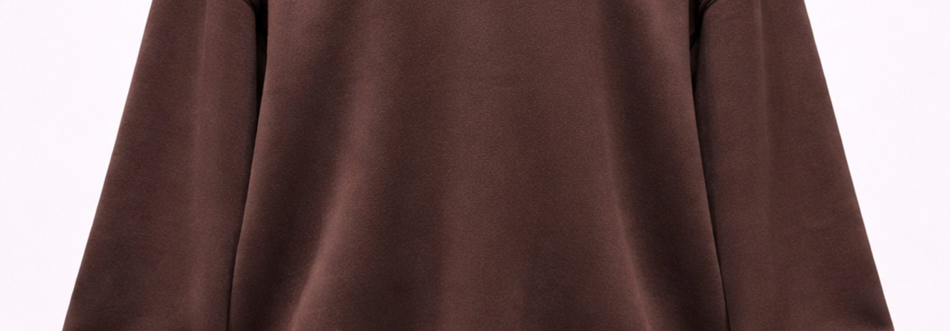 Kayne flock liner basic sweater Brown