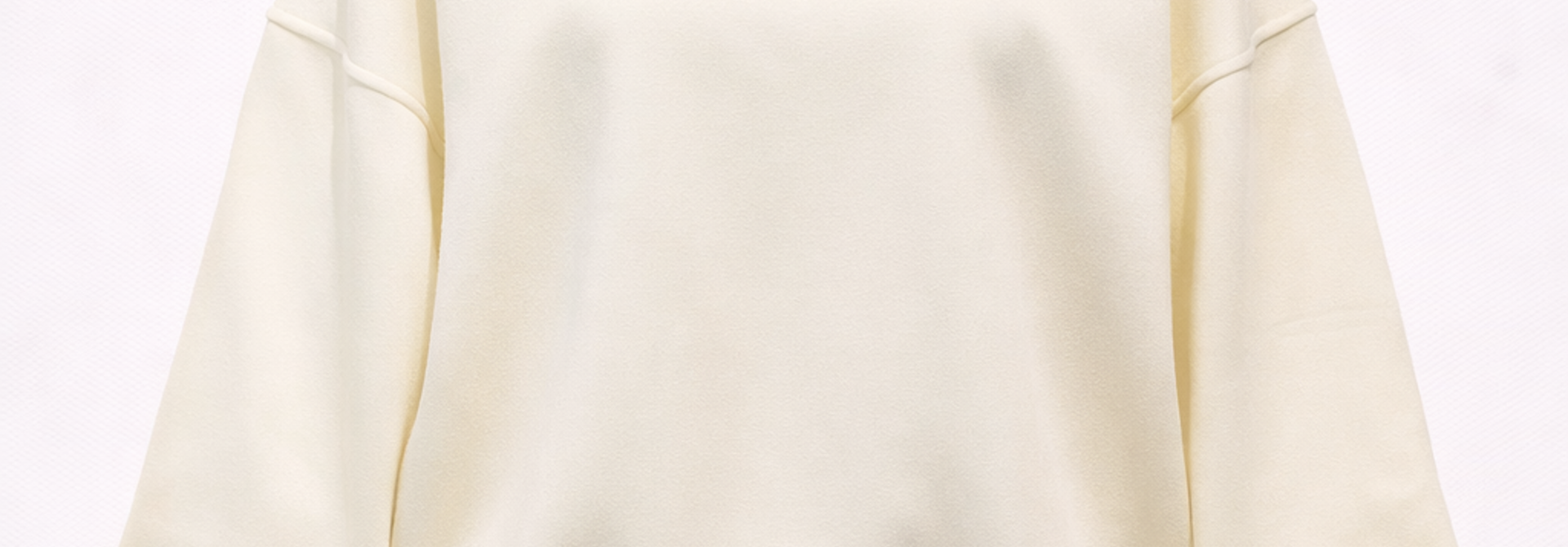 Kayne flock liner basic sweater Off-White