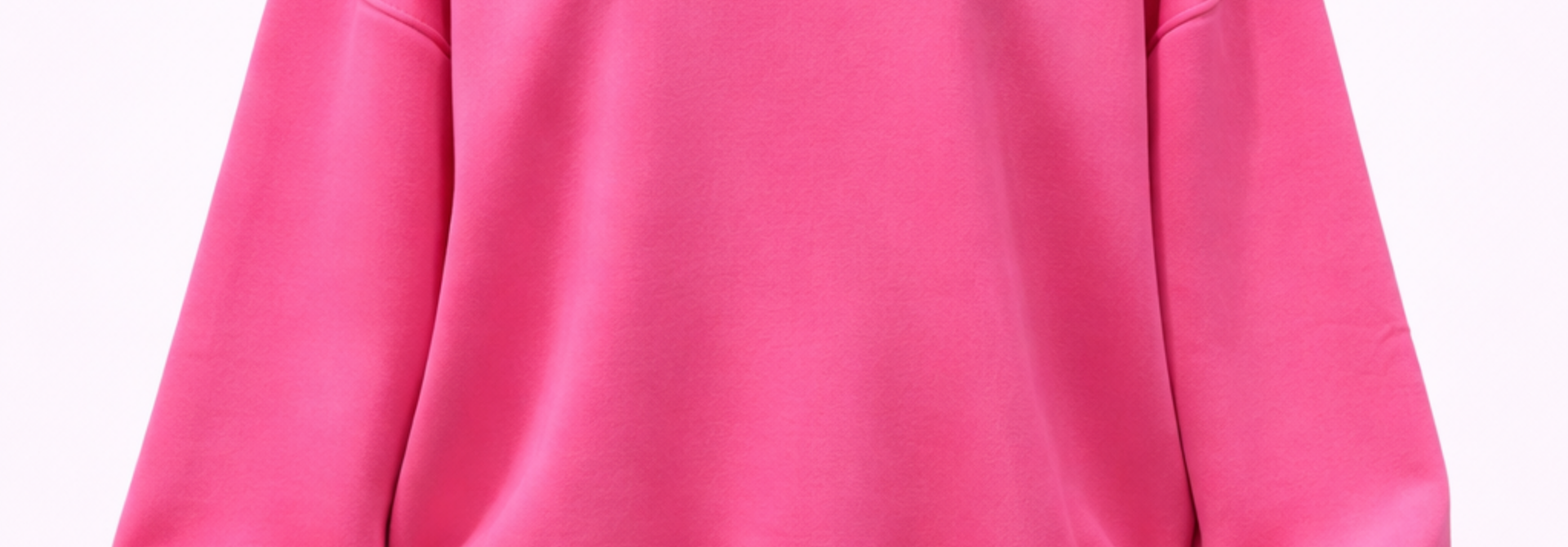 Kayne flock liner  basic sweater Fushia