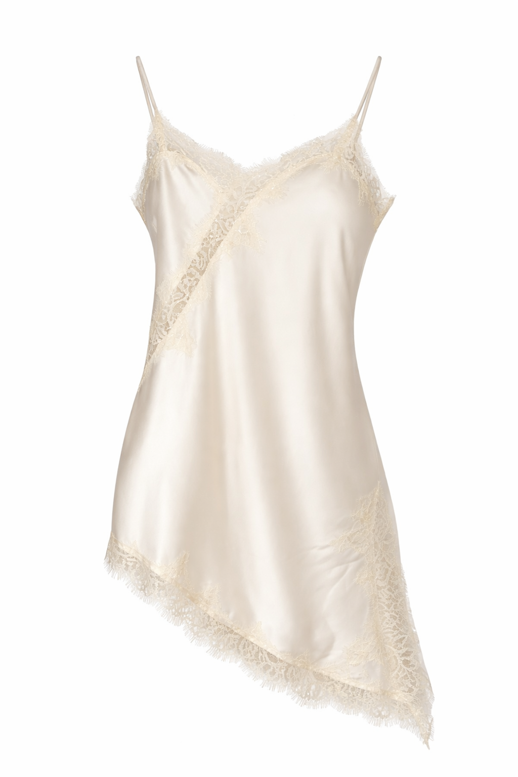 Beth asymmetric lace dress Off-White-1