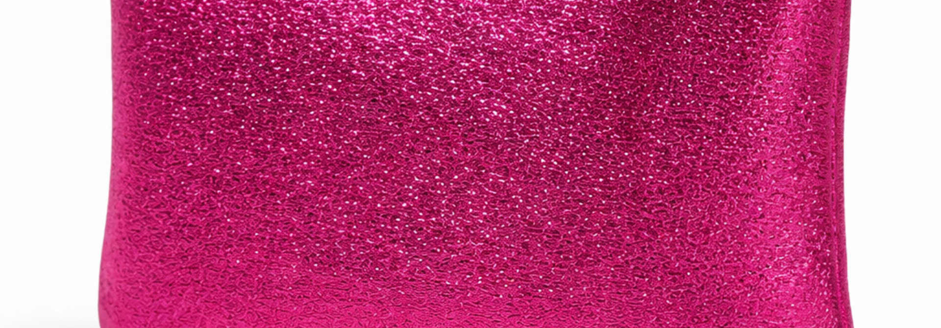 Eda leather metalic little purse Fushia