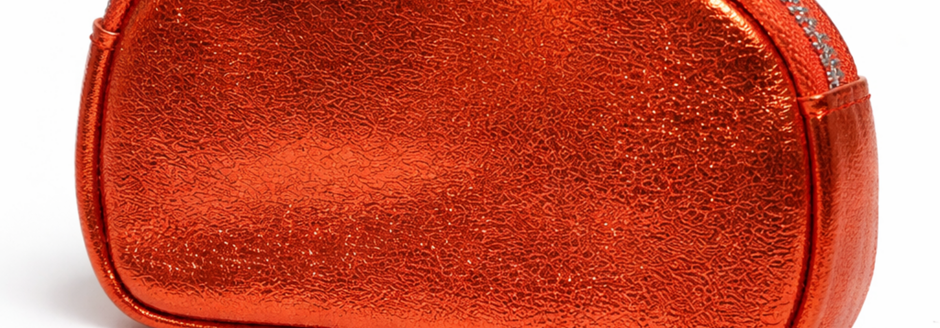 Nand metalic zip wallet Orange
