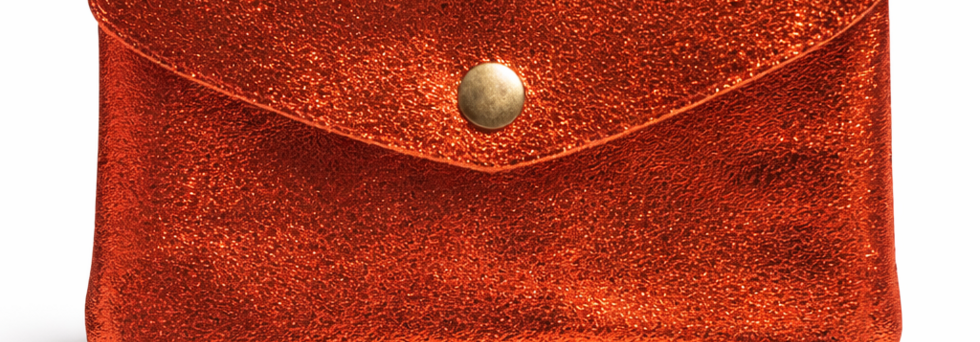Hudson metalic wallet Orange
