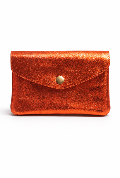 Hudson metalic wallet Orange