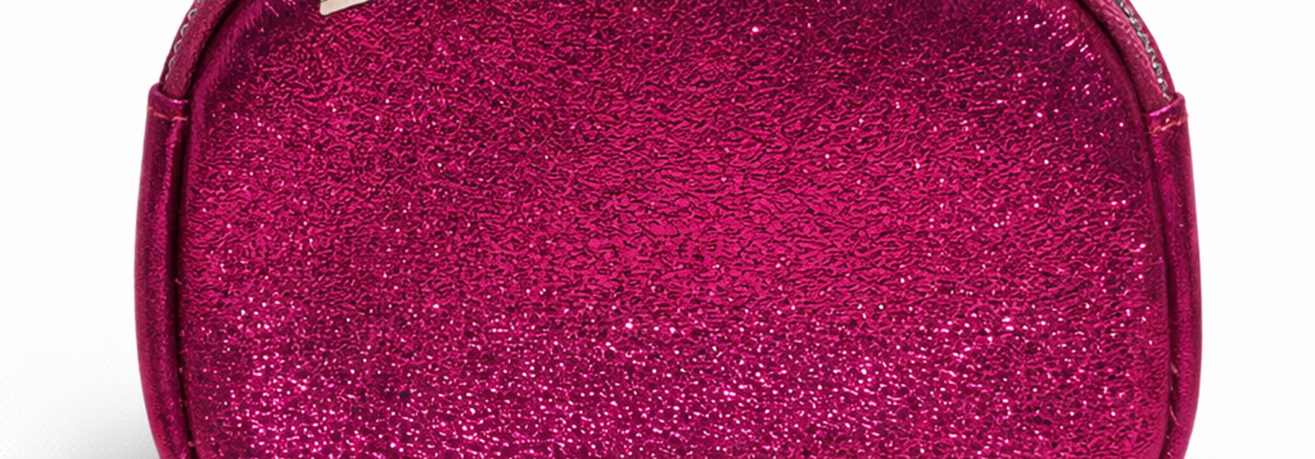 Nand metalic zip wallet Fushia