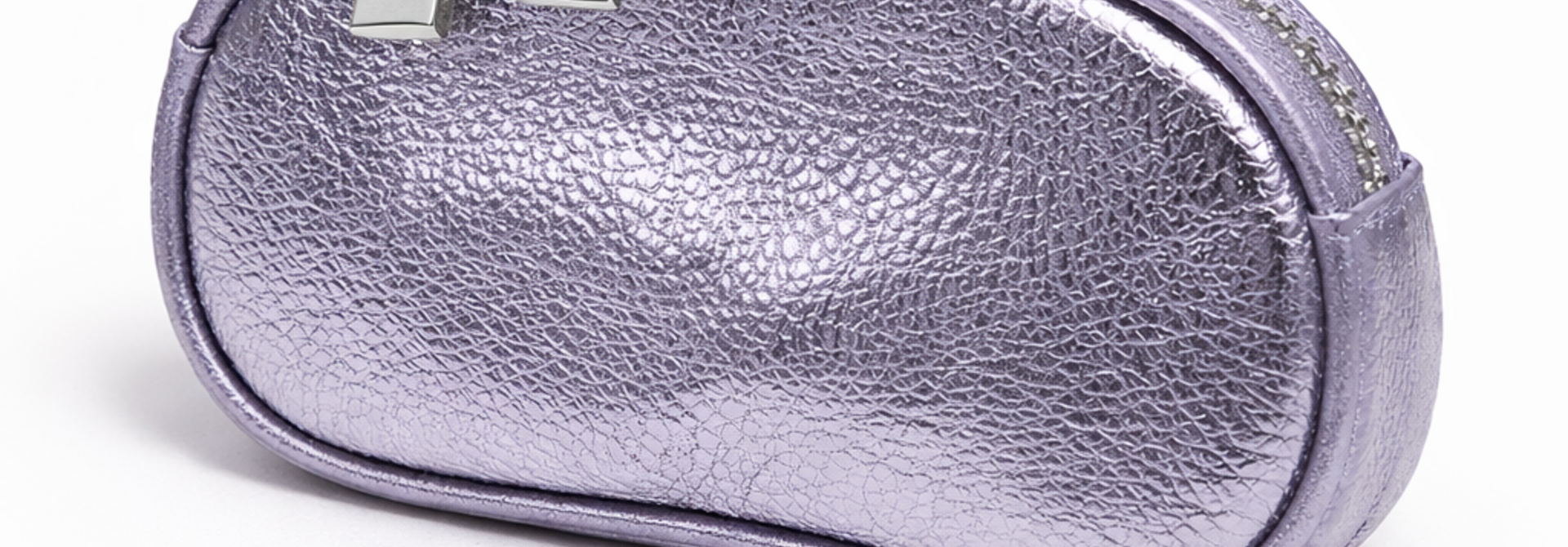 Nand metalic zip wallet Lila