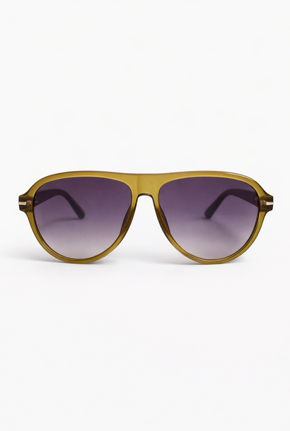 Ryan pilot sunglasses Transparant Moss Green