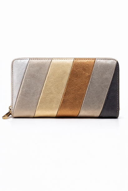 Joy large rainbow wallet Black Gold