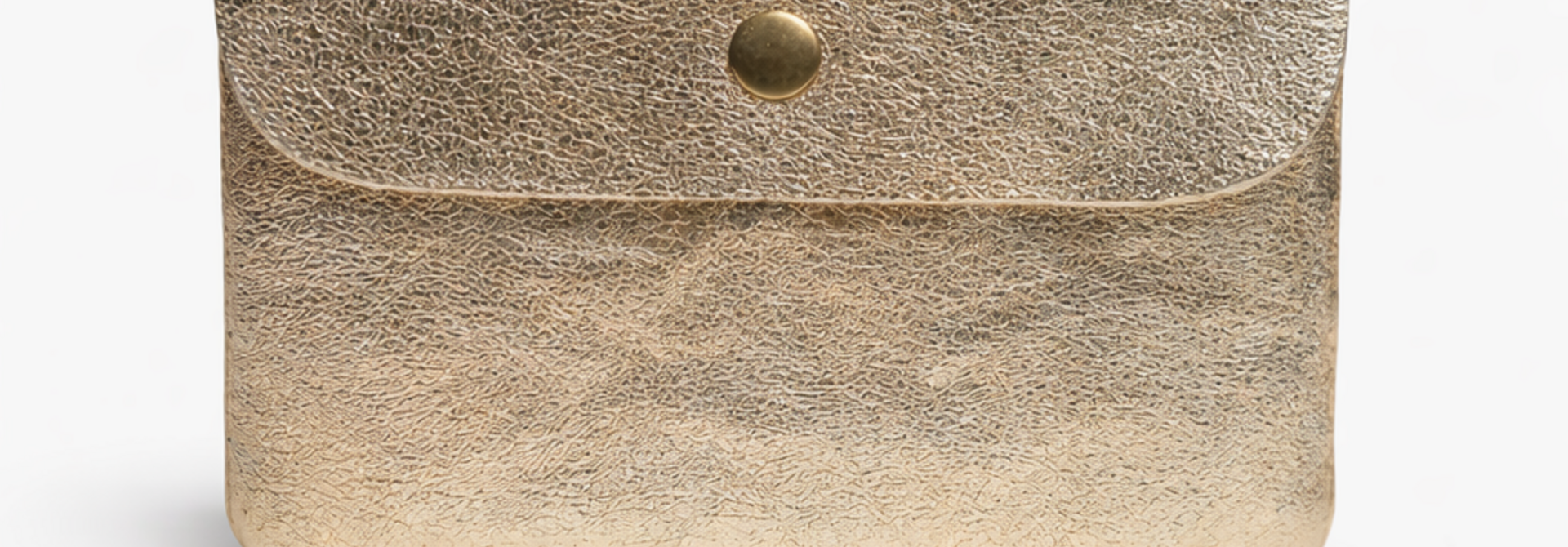 Jean metalic etui wallet Gold