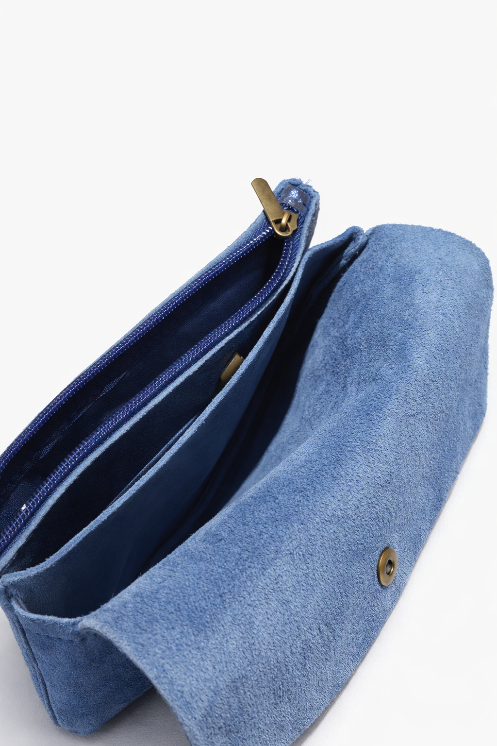 Holy leather metalic etui wallet Lavender-3