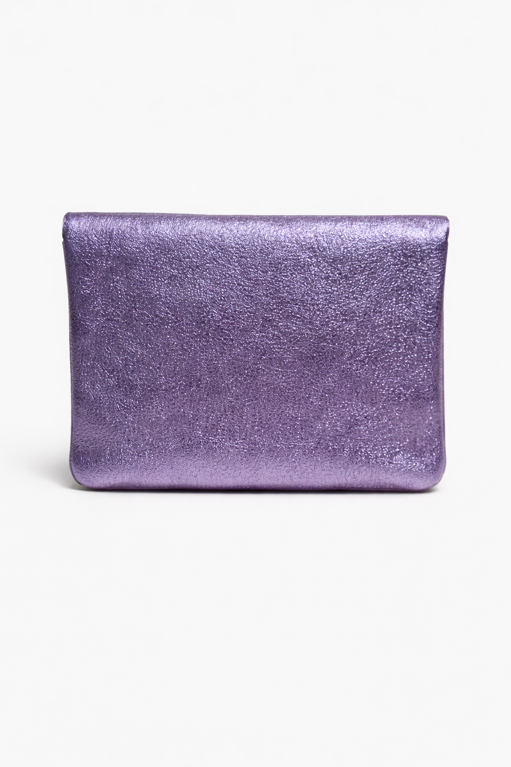 Holy leather metalic etui wallet Lavender-4