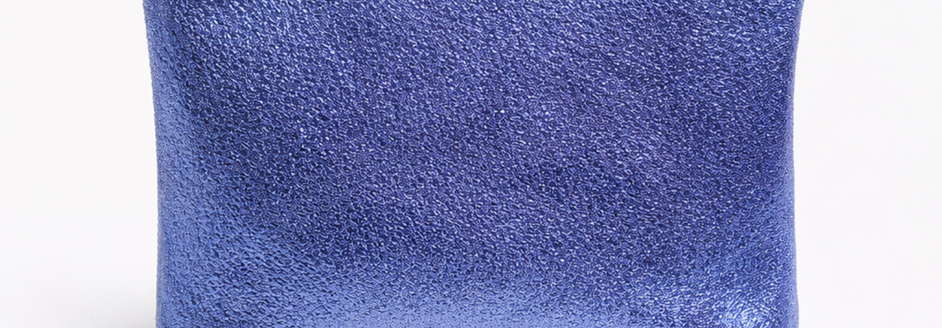 Eda leather metalic little etui wallet Denim Blue