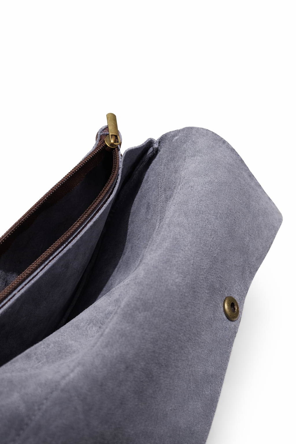 Holy leather metalic etui wallet Dark Taupe-5