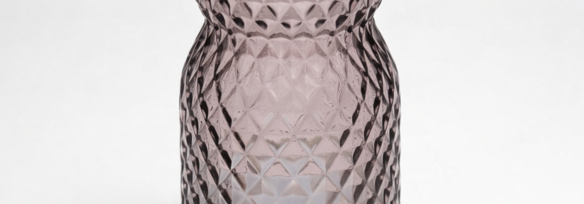 Posh small bottlevase 7.5Dx10.5H Transparant Black