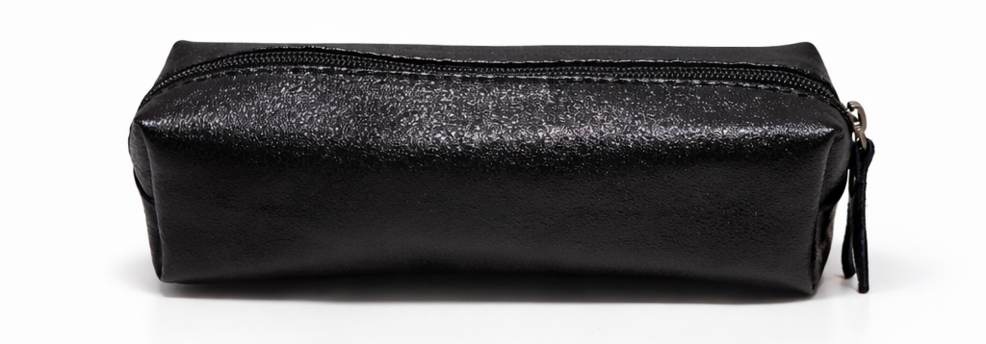 Stella leather glitter etui Black