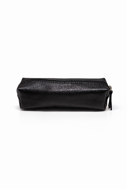 Stella leather glitter etui Black
