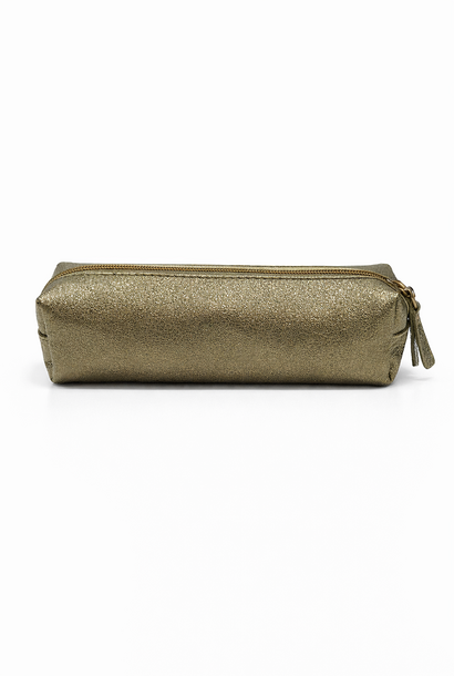 Stella leather glitter etui Khaki
