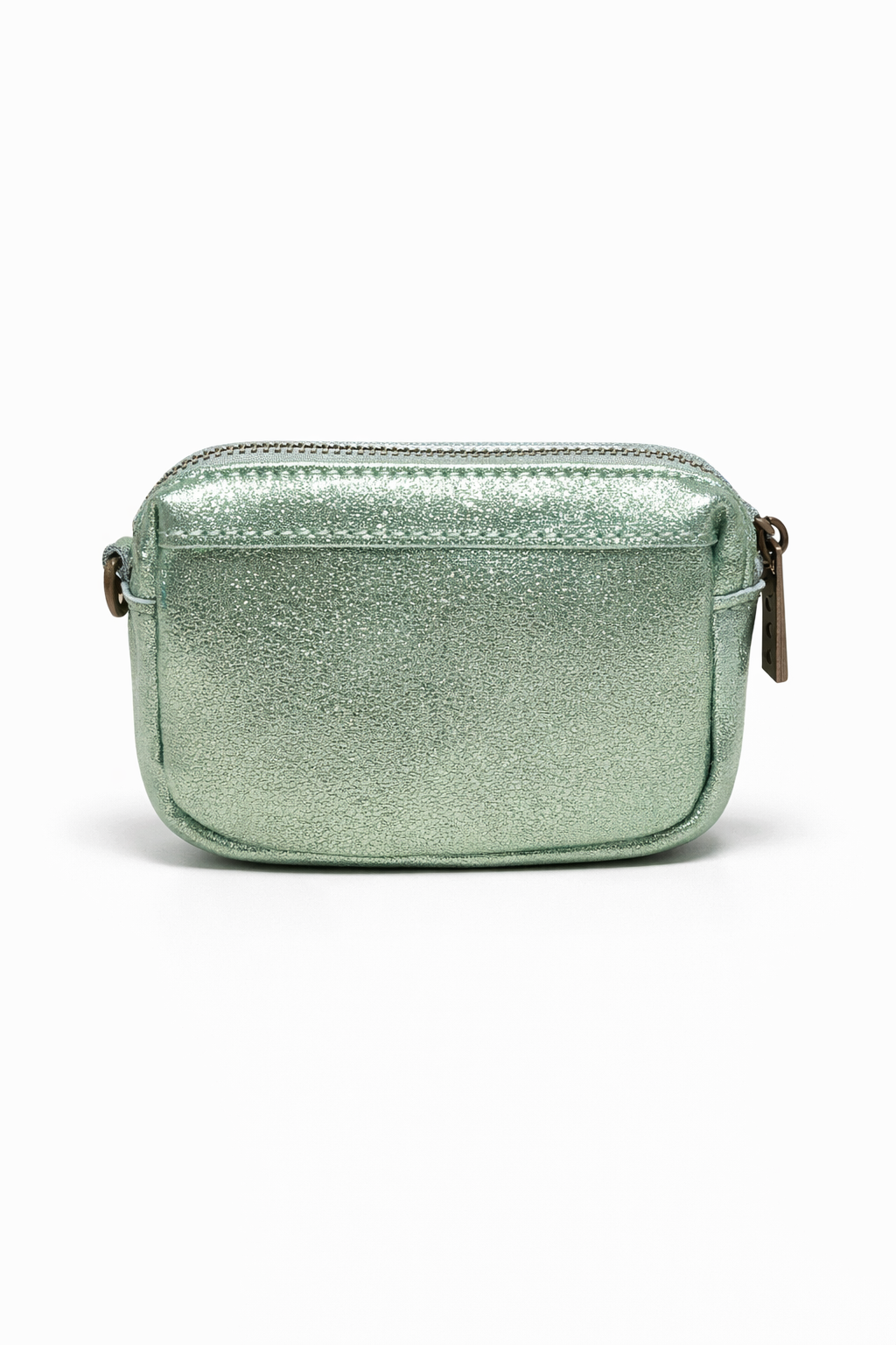 Ade metalic zip wallet Mint Green-1