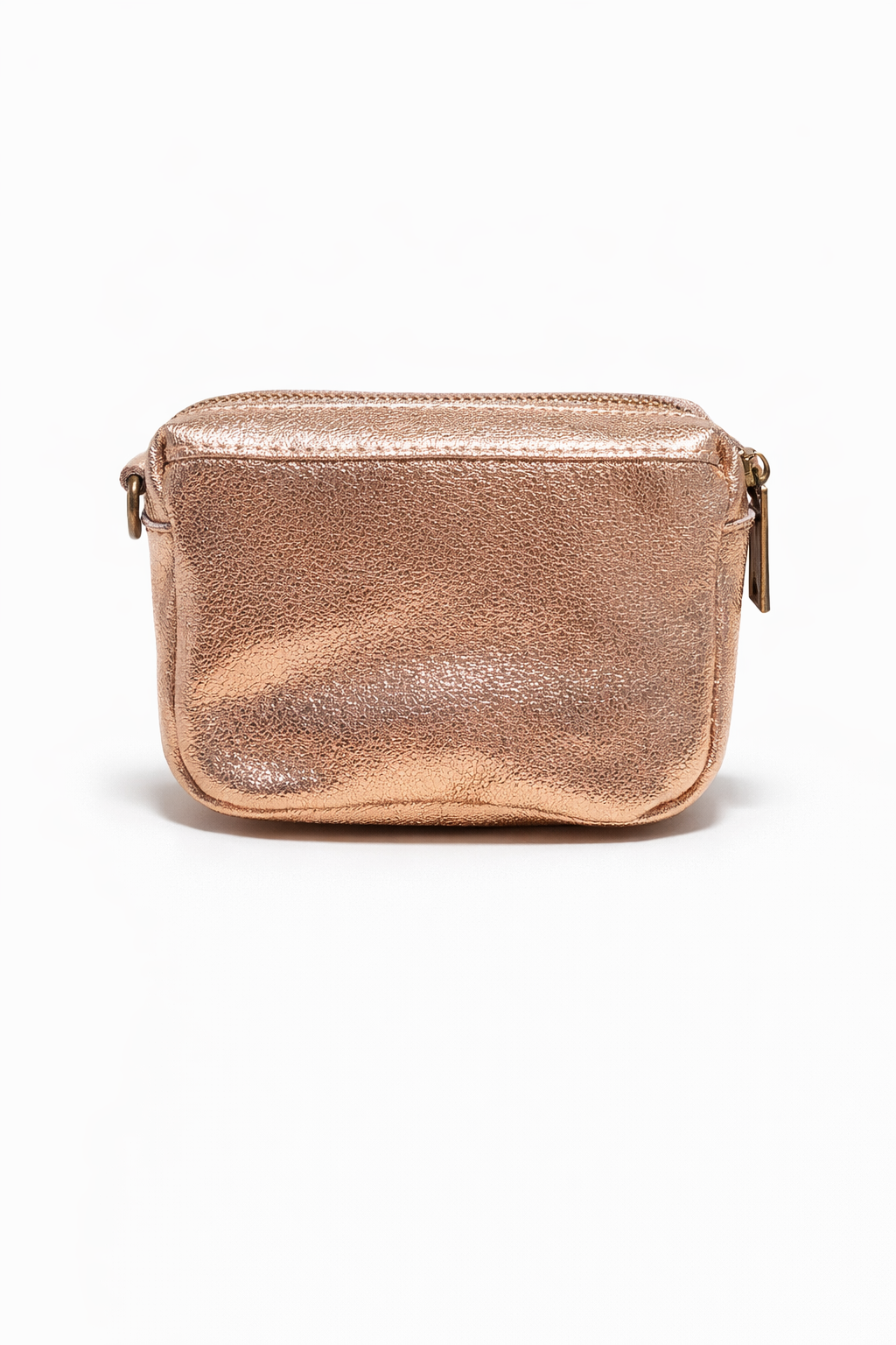 Ade metalic zip wallet Rosé-1