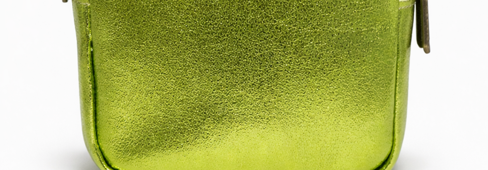 Ade metalic zip wallet Poison Green