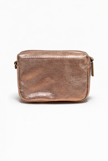 Ade metalic zip wallet Taupe