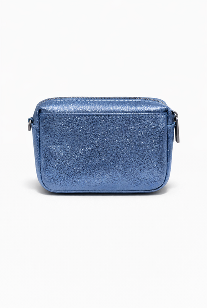 Ade metalic zip wallet Denim