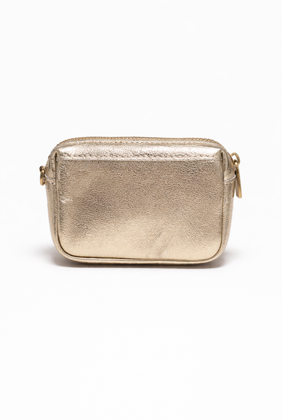 Ade metalic zip wallet Gold