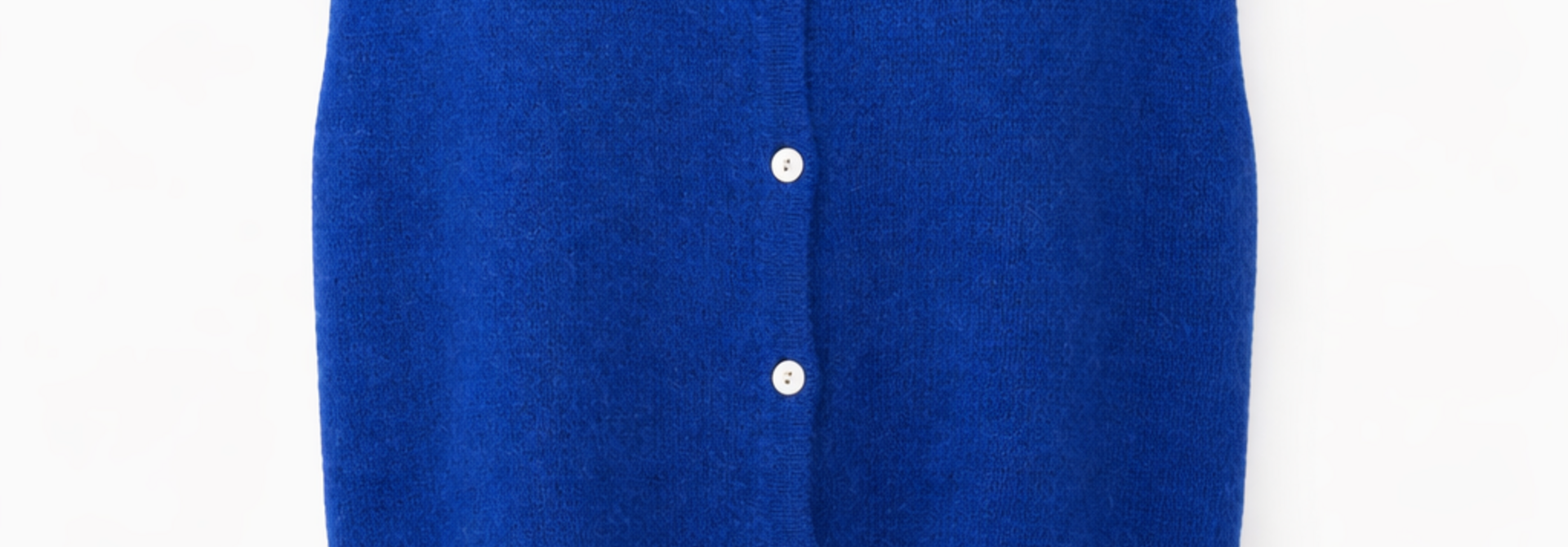 Bouna Alpaca sleeveless cardigan gilet Royal Blue