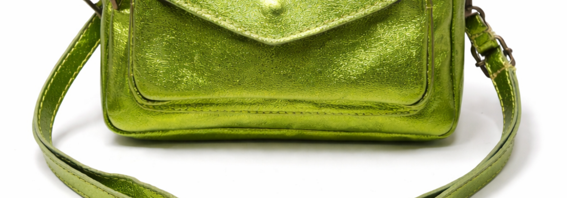 Raya metalic bag Poison Green