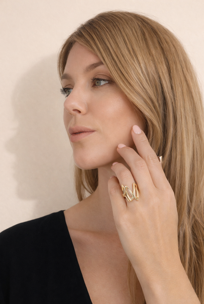 Cröw organic ring  Gold