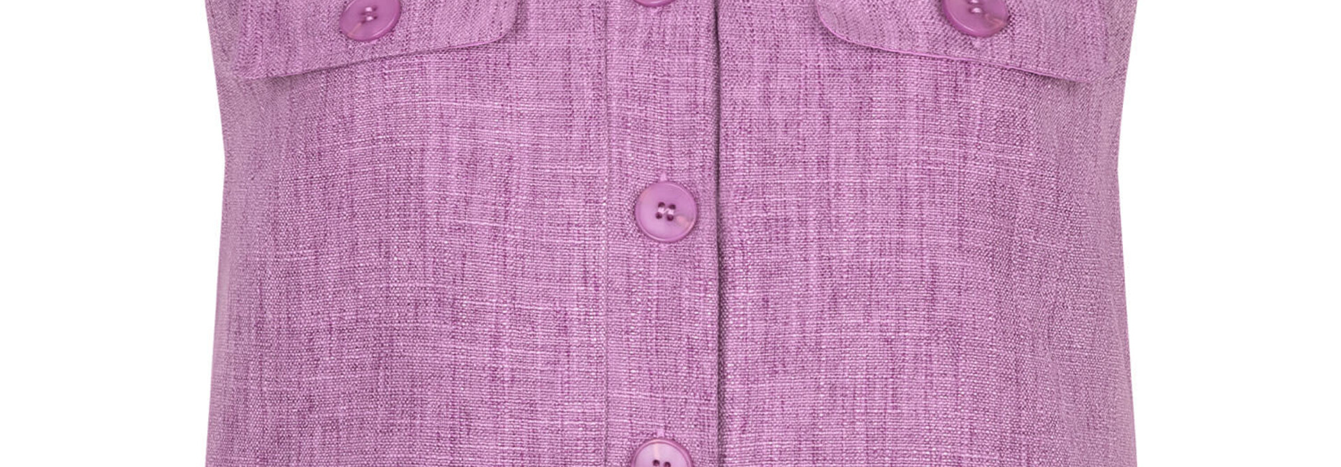 Amanda structured gilet Purple Melée