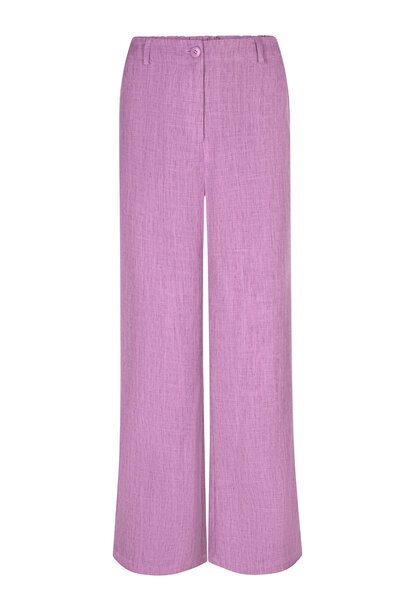 Leona structured wide pant Purple Melée