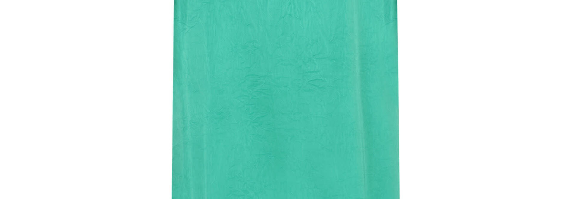 Yara loose structured satin tunic dress Sea Green