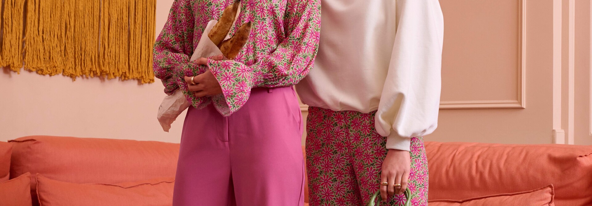 Solange wide pant Pink
