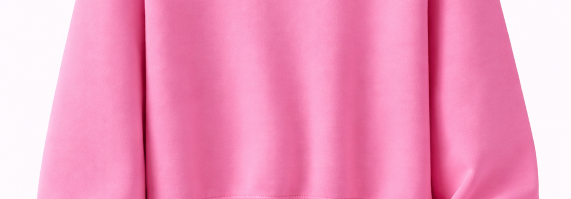 Kayne flock liner basic sweater Happy Pink
