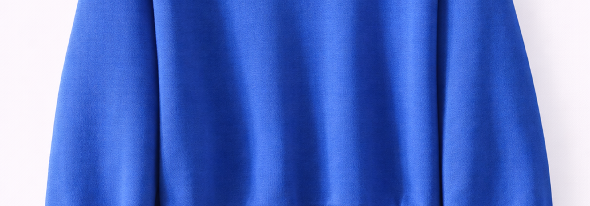 Kayne flock liner basic sweater Royal Blue