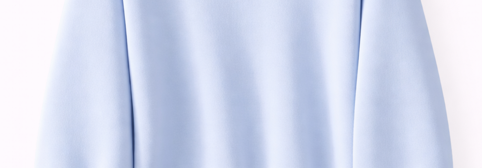 Kayne flock liner basic sweater Light Blue