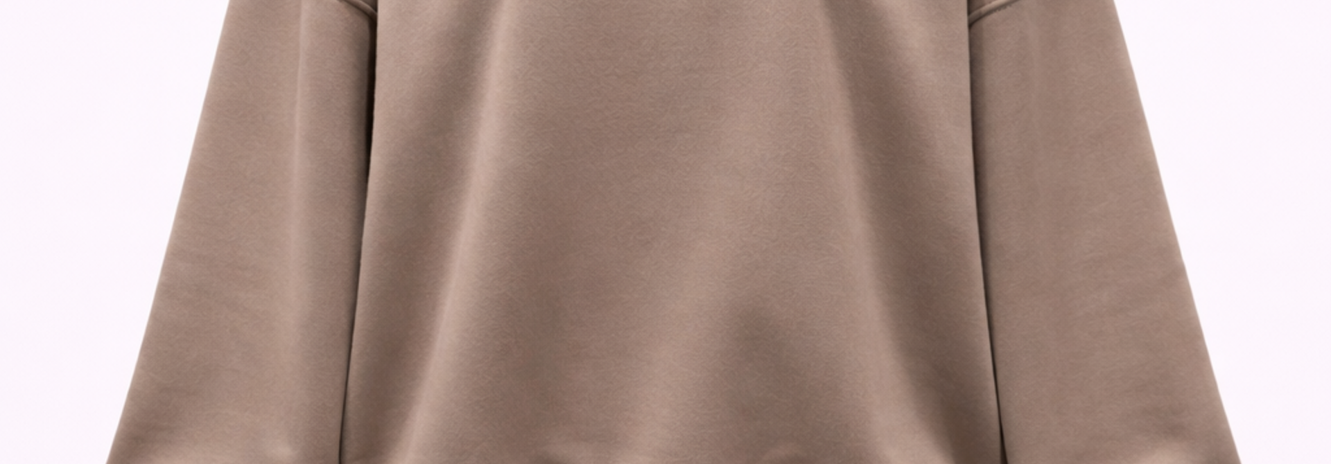 Kayne flock liner basic sweater Taupe