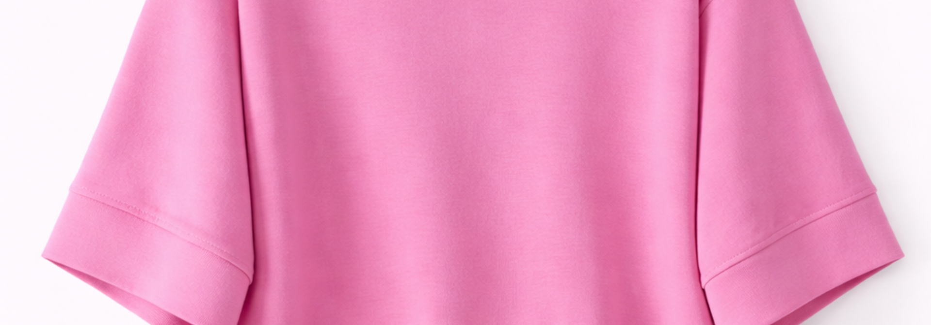 Ridge fine viscose boxy s/s sweater Cyclamen Pink