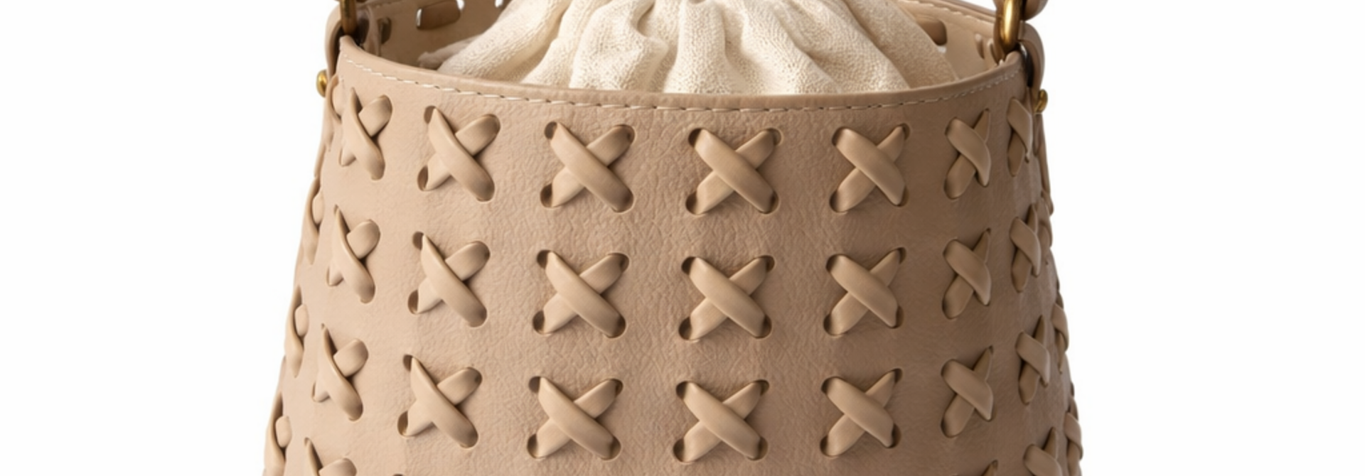 Natuk bucketbag Taupe