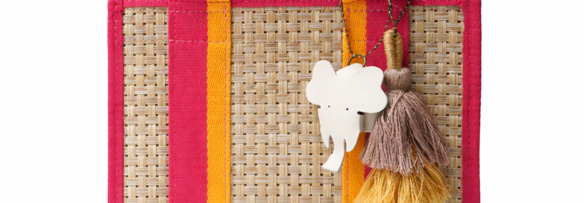 Suzette little paille bag Fushia