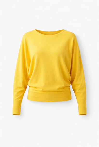 Kenim fine soft viscose knit Yellow