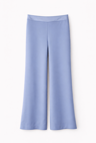 Paxan satin wide pant Light Blue