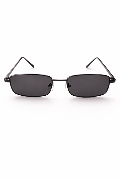 Texas narrow-frame sunglasses Black