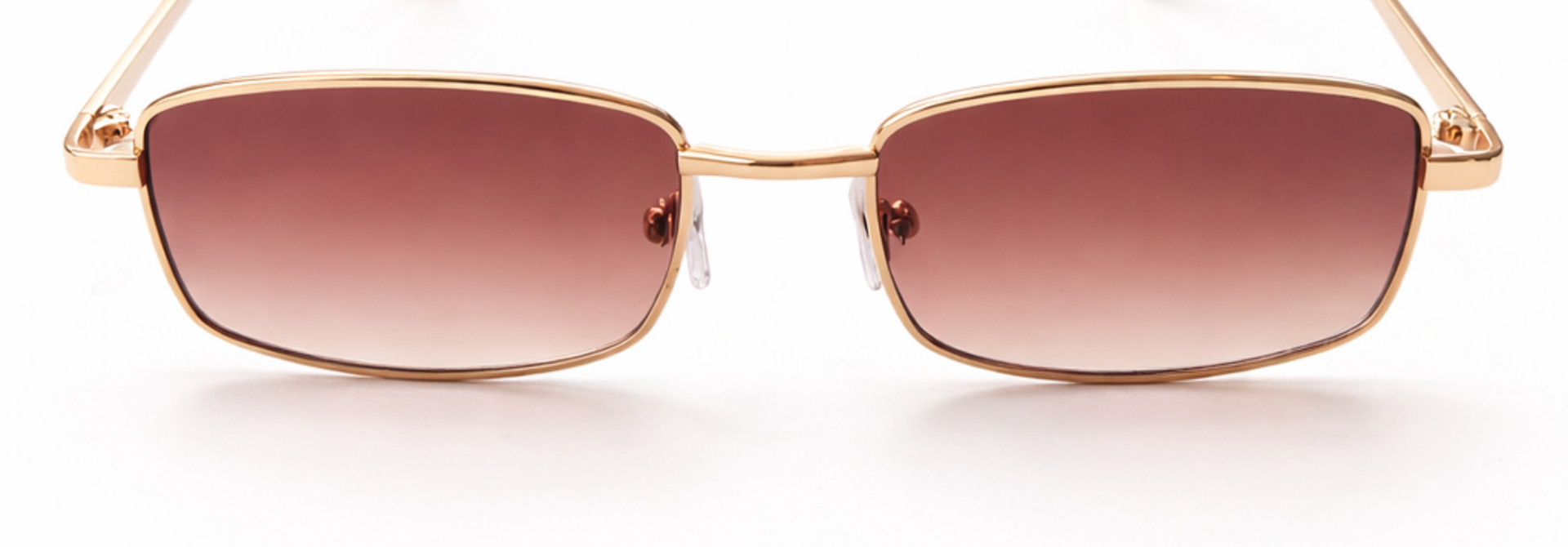 Texas narrow-frame sunglasses Gold Brown