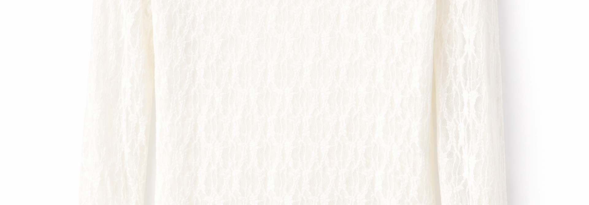 Oona lace l/s top t-shirt Off-White