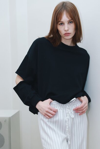 Mey cut-out sweater Black
