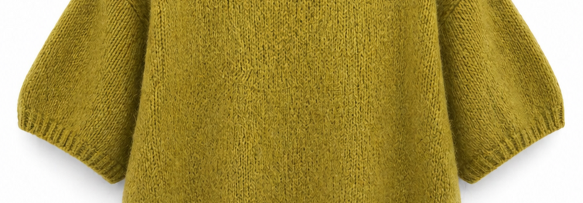 Agnea boxy s/s knit Olive  Moss Green
